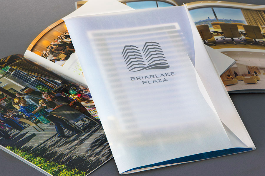 Briarlake Plaza - Brochure Design - Zielinski Design Associates - Dallas, Texas