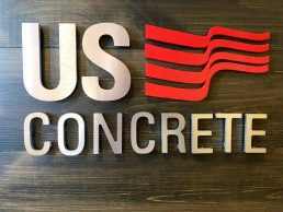 US Concrete Signage - Zielinski Design Associates 1